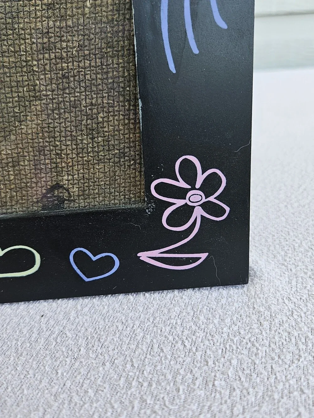 I Love Mommy Chalkboard Photo Frame 5x7 Horizontal Child Writing Mother's Day